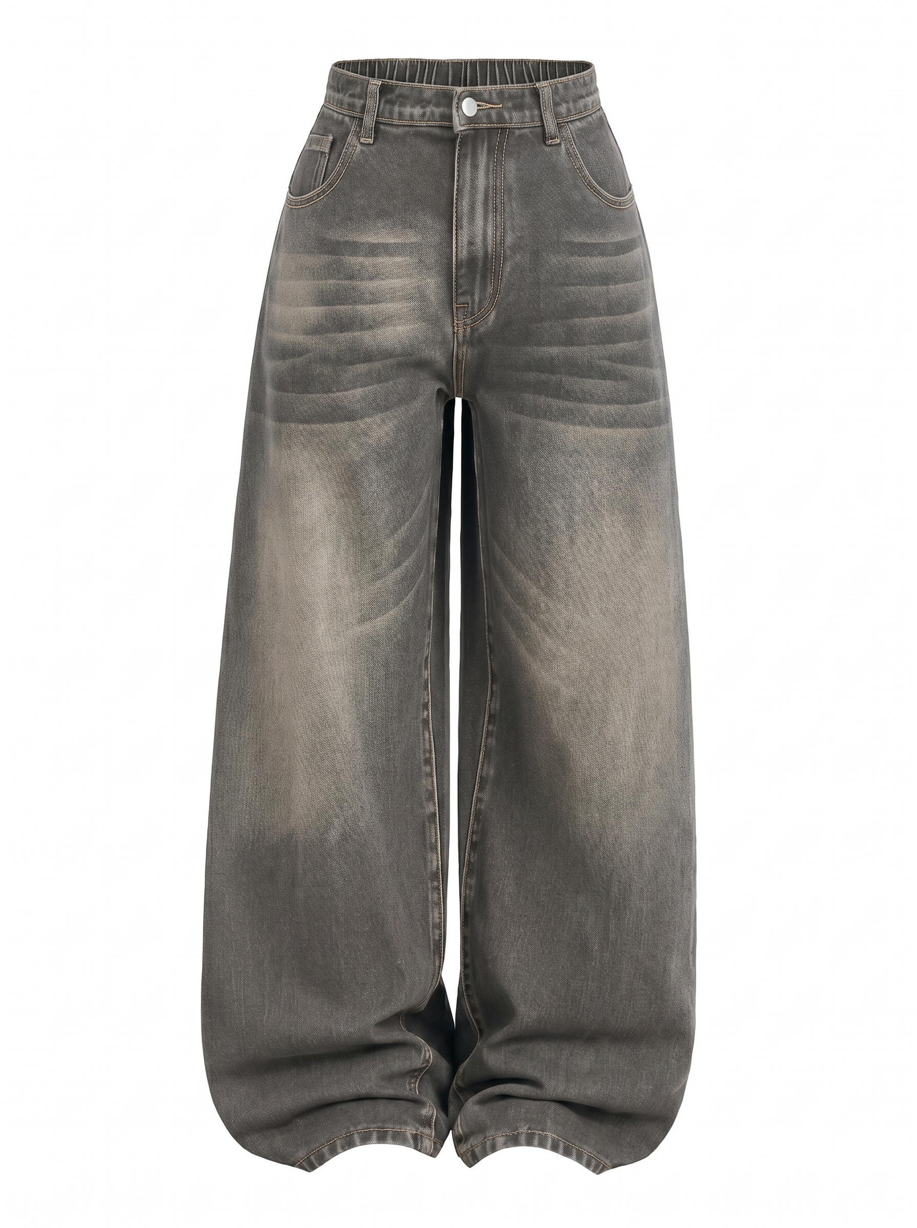 quần jean form rộng xám