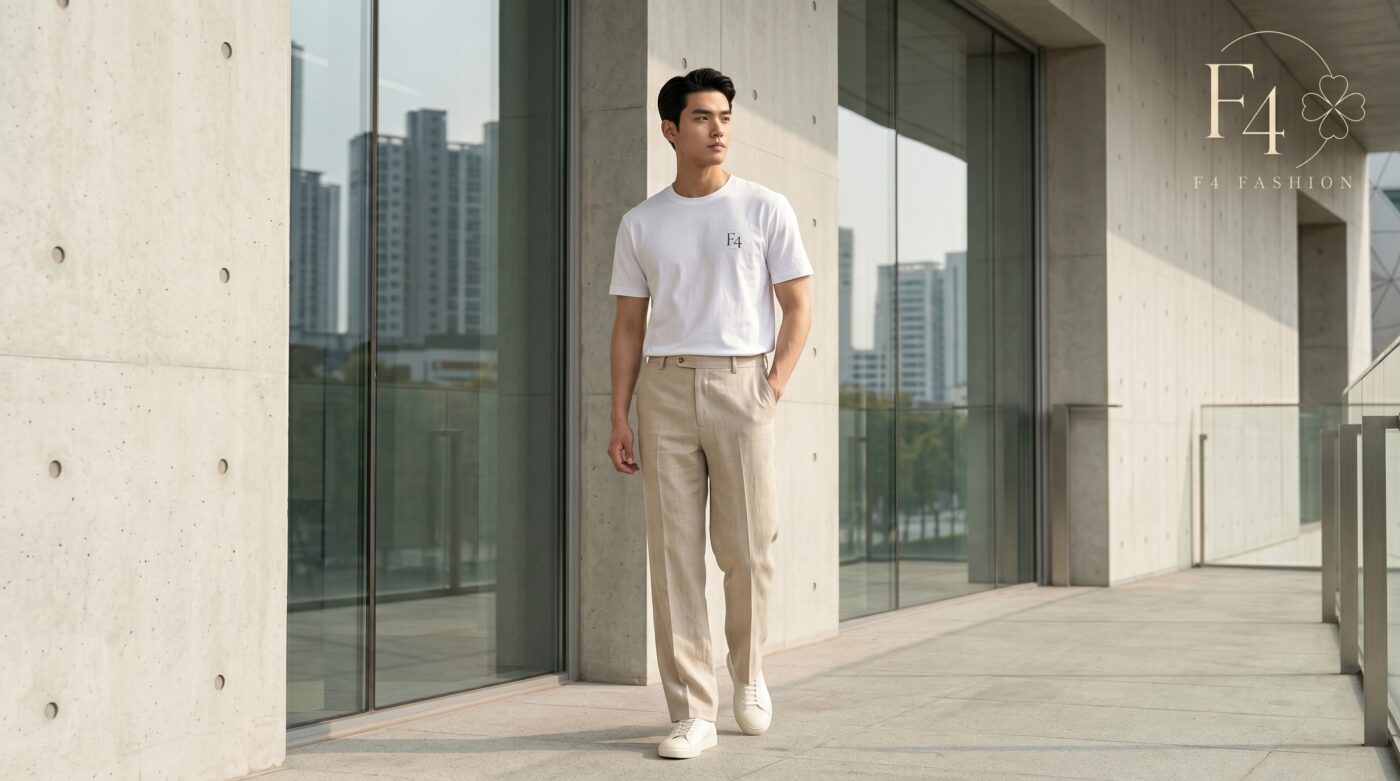 outfit nam mùa hè mát mẻ