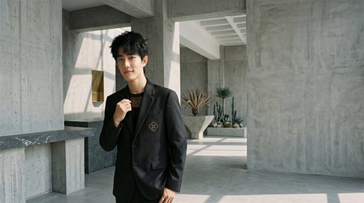 Áo blazer đen nam